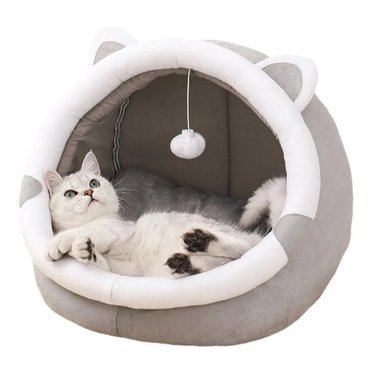 Cozy Round Cat Bed House