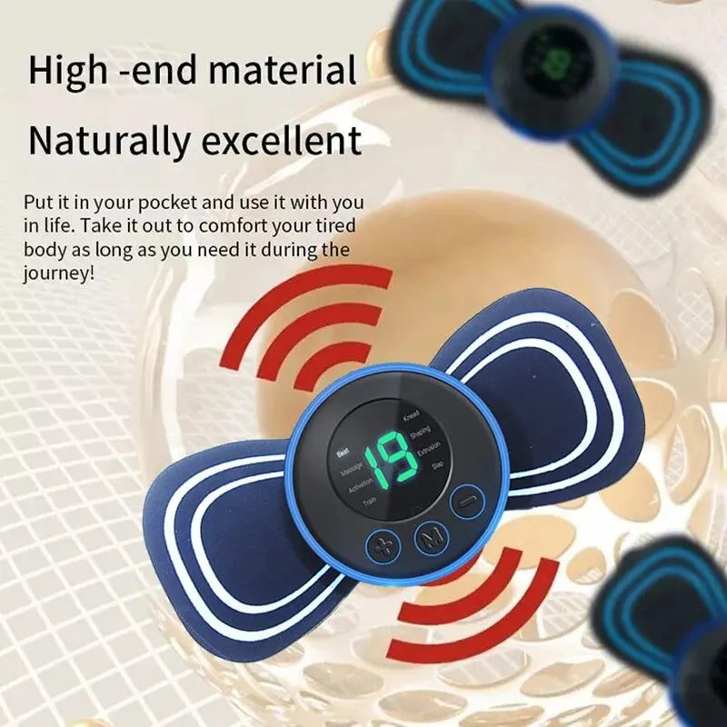 Portable Electric Neck Massager Patch