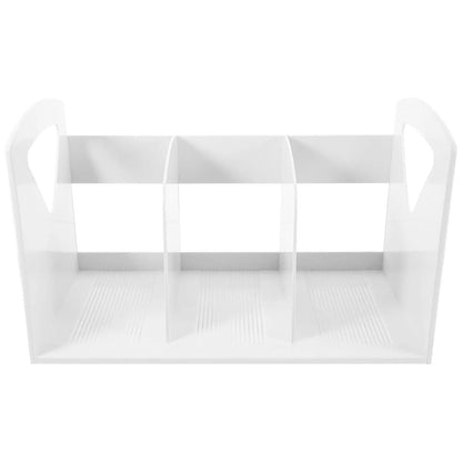 Simple Three Lattice Bookshelf Storage Bookshelf book display shelf storage rack for School Office Home