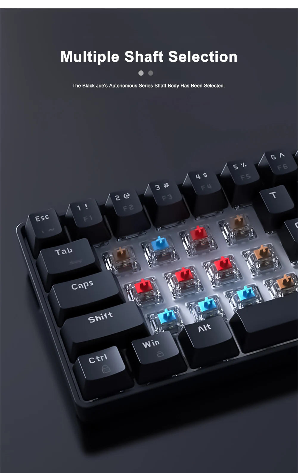 AJAZZ AK692 Gaming Mechanical Keyboard RGB 68 Keys Hot Swap Custom Keyboard Bluetooth Wireless Keyboards for PC Laptop Computer