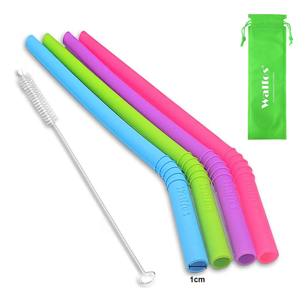 Reusable Extra Long Silicone Straws