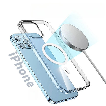 Luxury Clear MagSafe iPhone Case