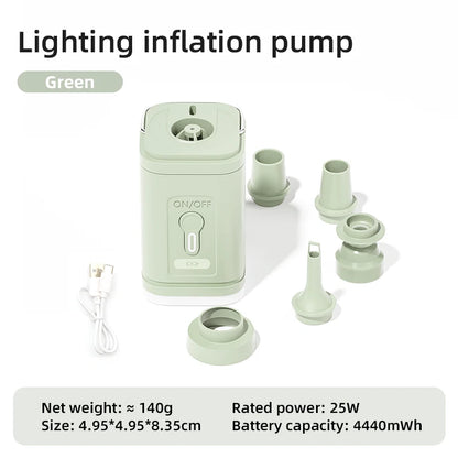 Wireless Mini Air Pump 3-in-1