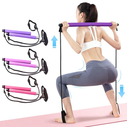 Portable Yoga Pilates Resistance Bar