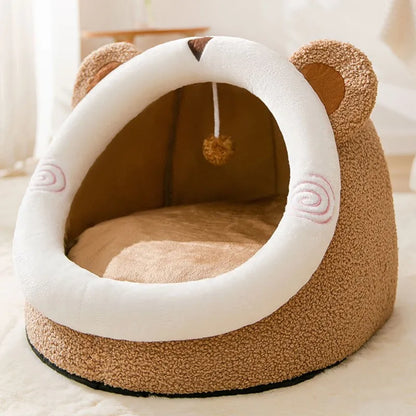 Foldable Pet House Bed Basket