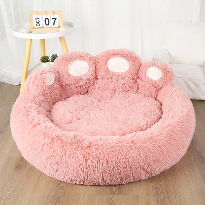 Fluffy Large Dog Bed Basket