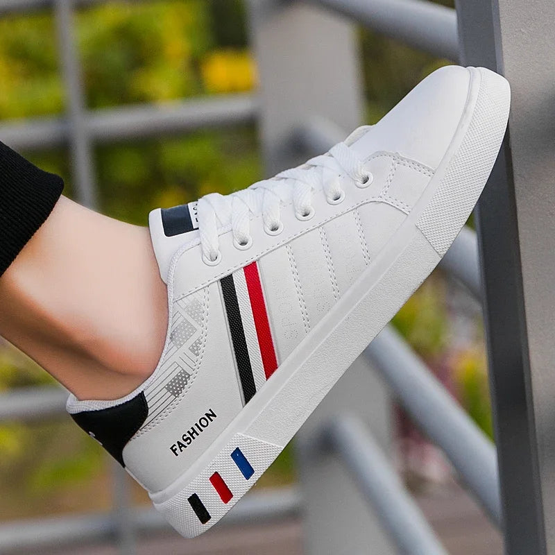 Fashionable White Casual Sneakers