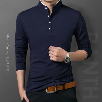 Men's Business Casual Polo Shirt