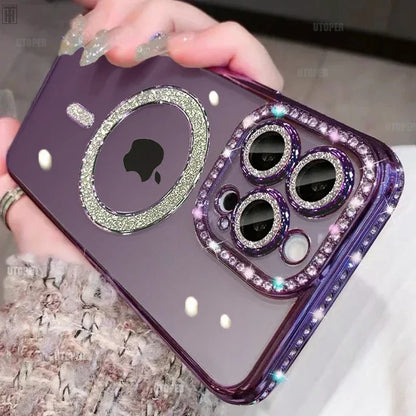 Crystal Diamond iPhone Magnetic Case