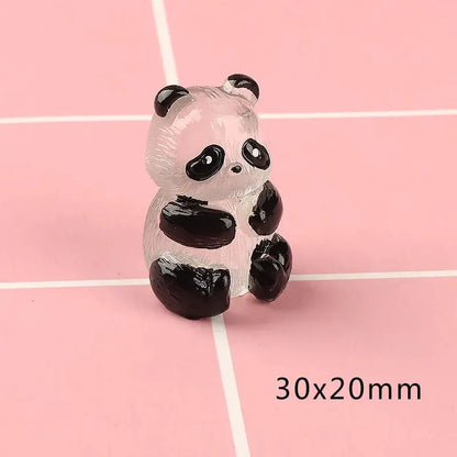 Glow-in-the-Dark Panda Garden Decoration