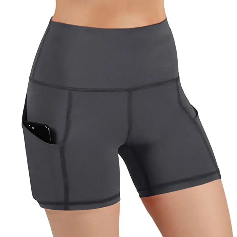 High Waist Hip Lifting Yoga Shorts for Women