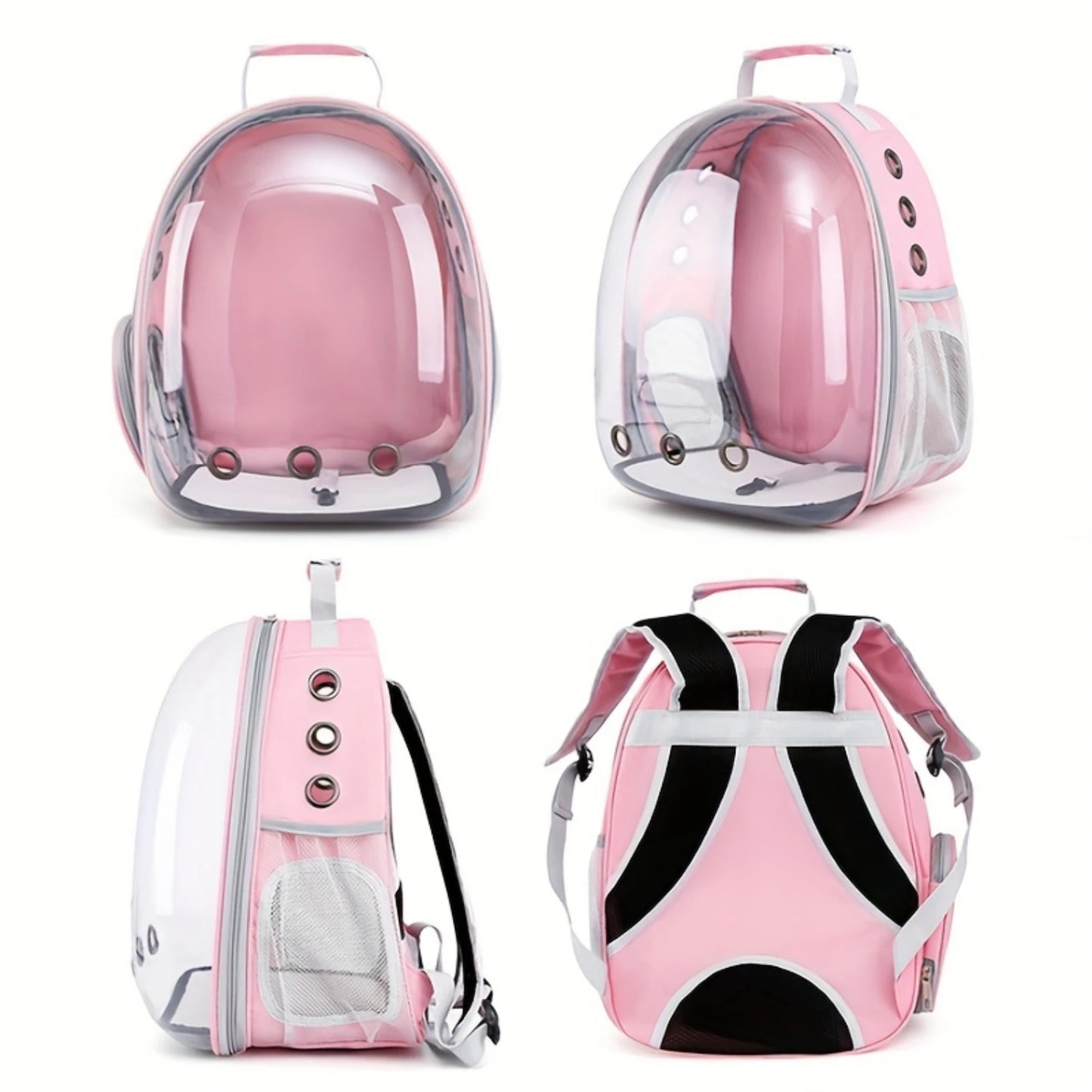 Trendy Pet Space Capsule Backpack Carrier - Comfortable Dog & Cat Travel Bag for Outdoor Adventures, Perfect for Hiking & City E