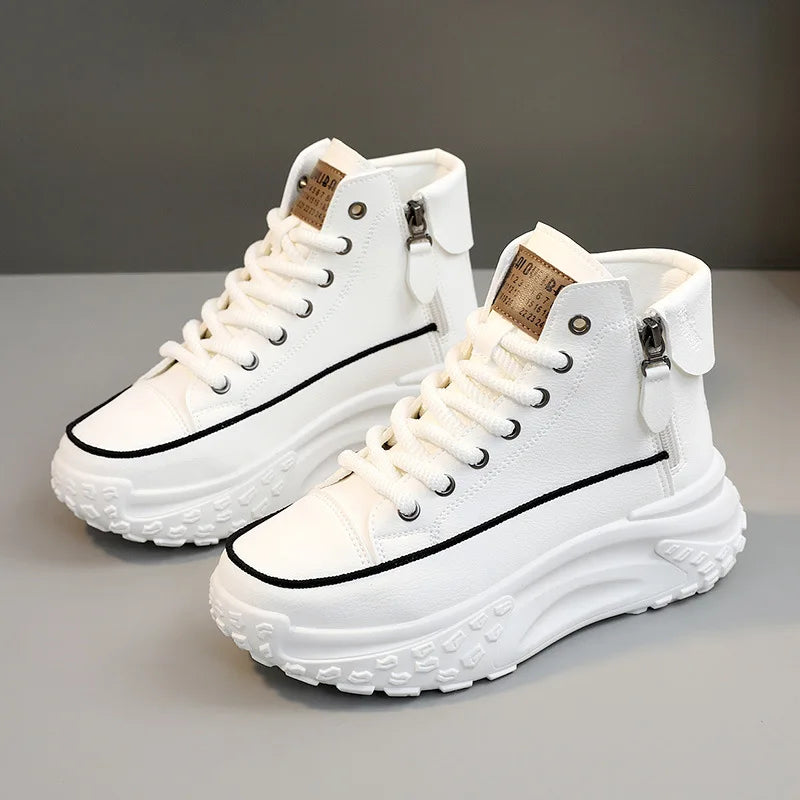 Luxury High-Top Women's Sneakers