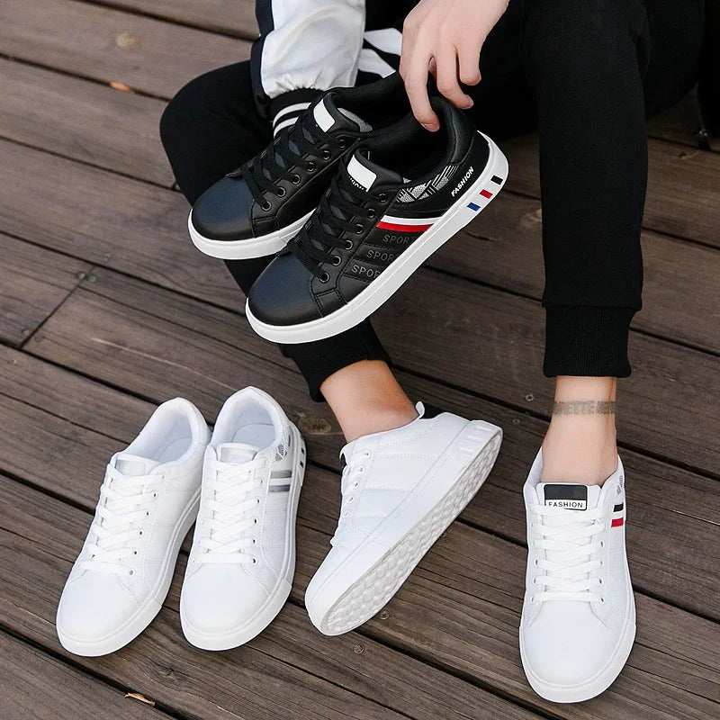 Fashionable White Casual Sneakers