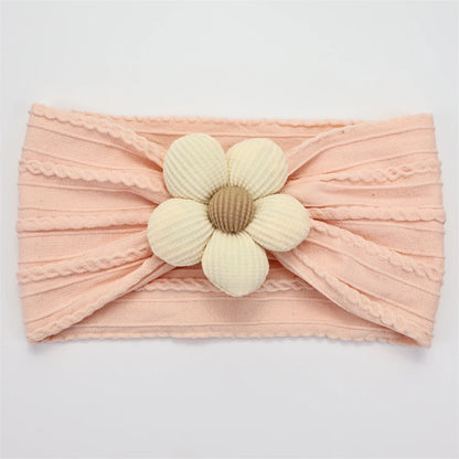 Soft Flower Nylon Baby Headband