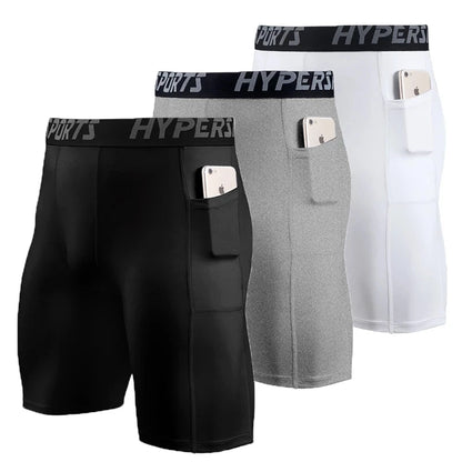 Men's Compression Training Shorts for Fitness