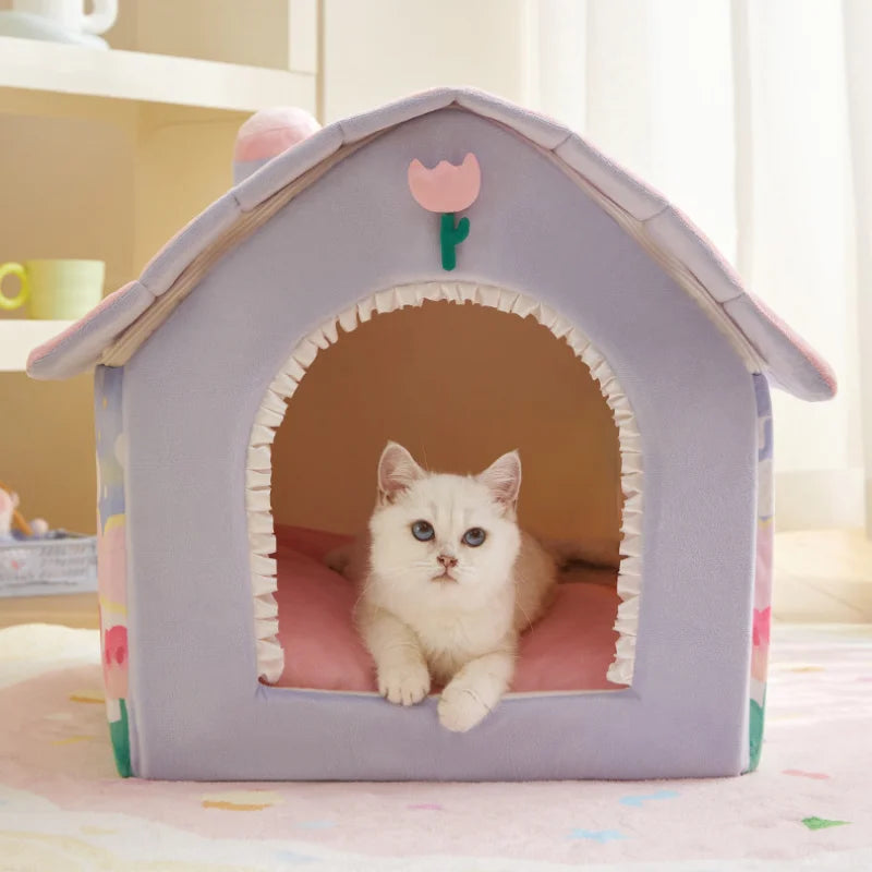 Foldable Washable Pet House