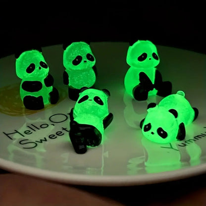 Glow-in-the-Dark Panda Garden Decoration