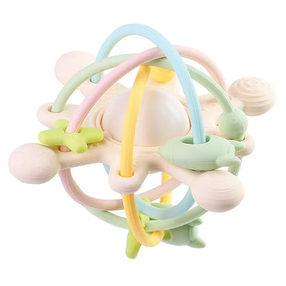 Silicone Montessori Rattle Baby Toy