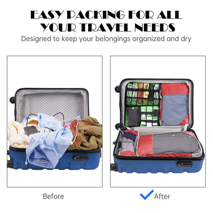 Travel Packing Cubes Organizer Set