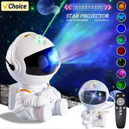 Astronaut Galaxy Star Projector Lamp