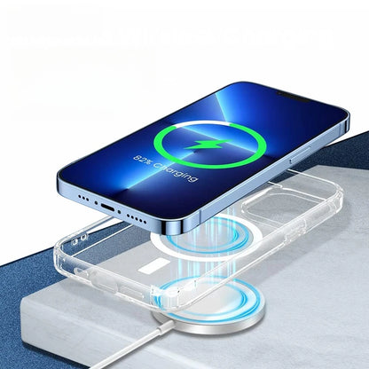 Luxury Clear MagSafe iPhone Case