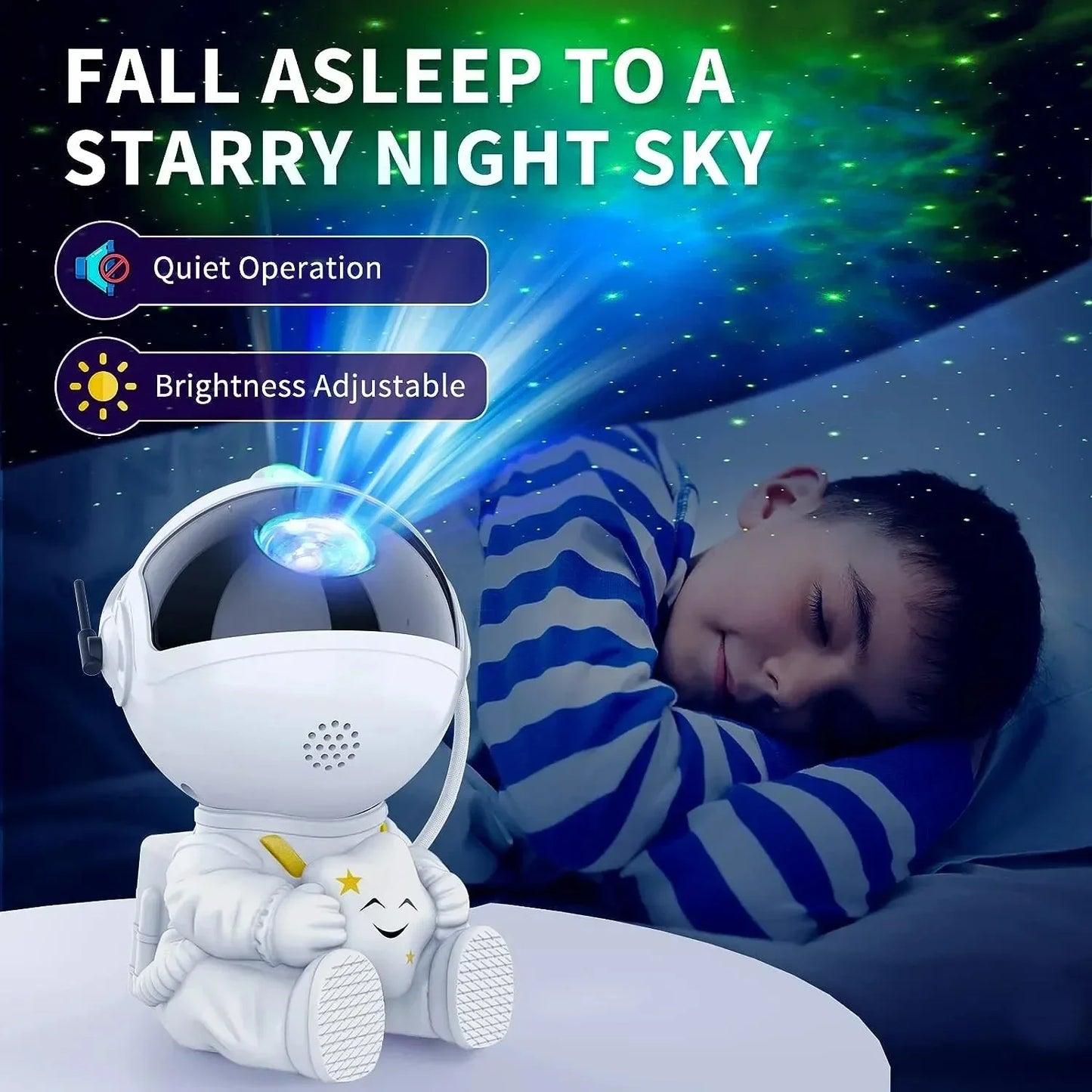 Astronaut Galaxy Star Projector Lamp