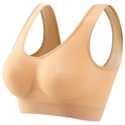 Seamless Push-Up Sports Bra