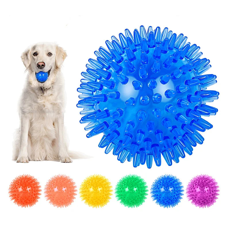 Squeaky Tooth Cleaning Pet Toy