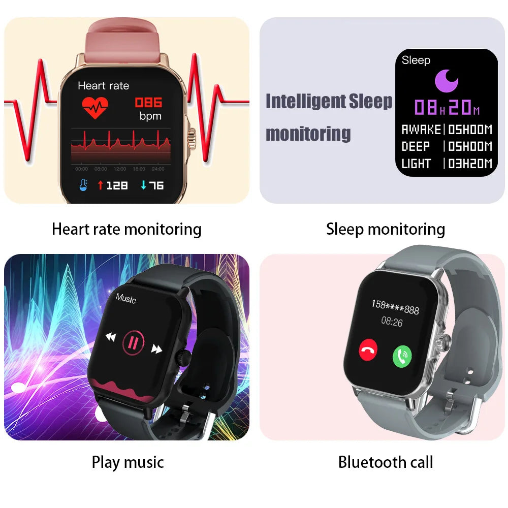 Full Touchscreen Smart Fitness Watch