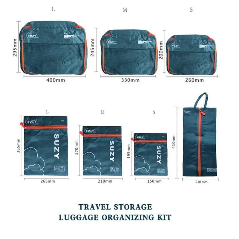 Portable Travel Organizer Set