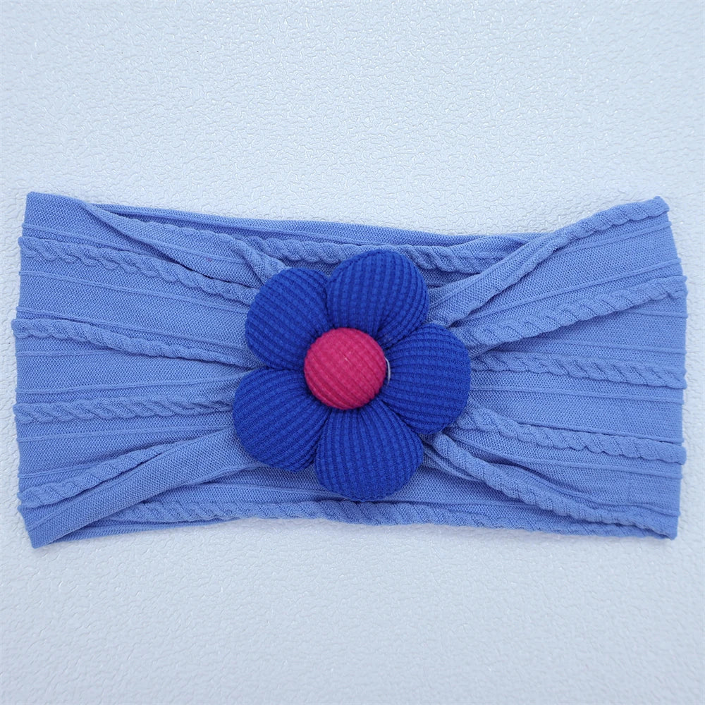 Soft Flower Nylon Baby Headband