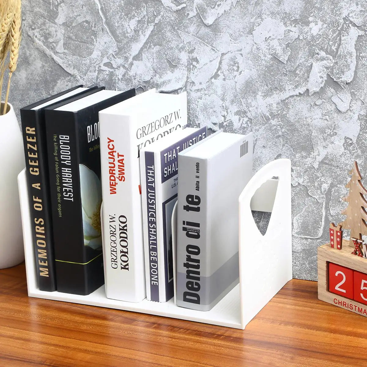 Simple Three Lattice Bookshelf Storage Bookshelf book display shelf storage rack for School Office Home