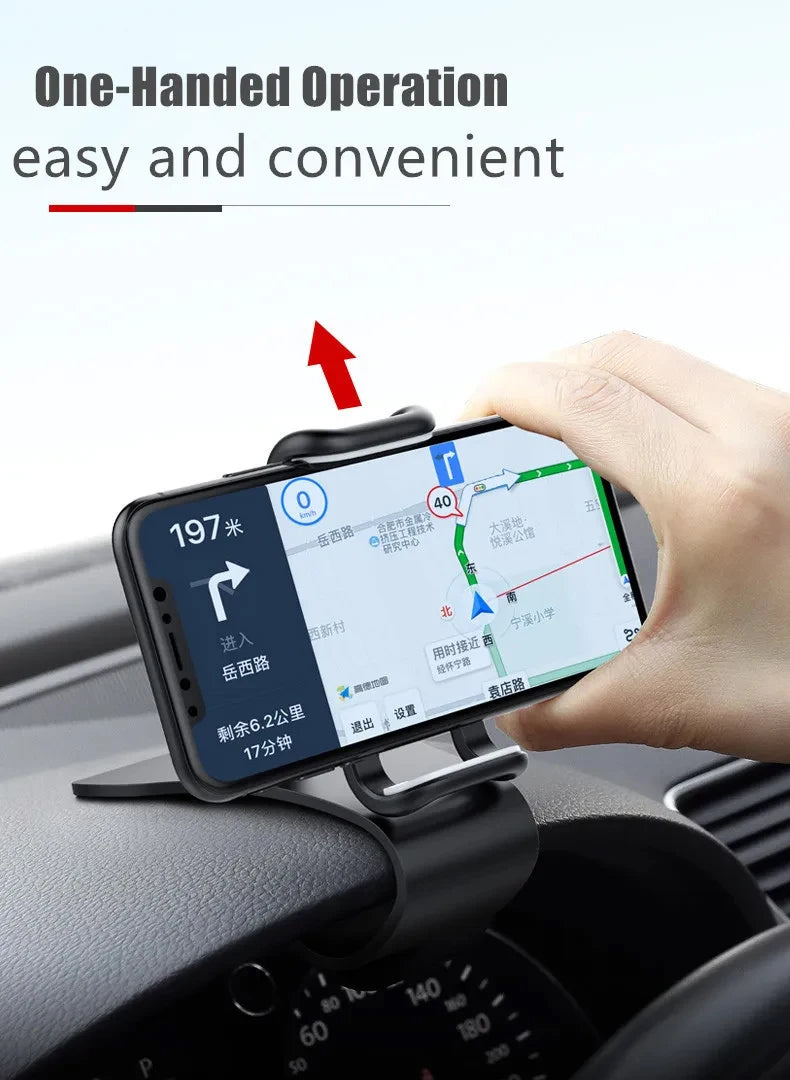 Car Phone Holder HUD Dashboard GPS Navigation Holder For Toyota Corolla Prius Yaris Rav4 CHR Aygo Hilux Raize Camry Sienna Venza