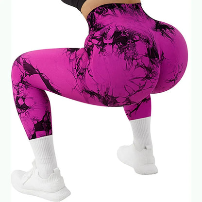 Tie-Dye Scrunch Butt Workout Leggings