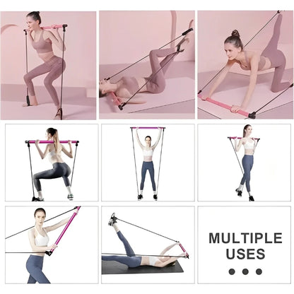 Portable Yoga Pilates Bar Set