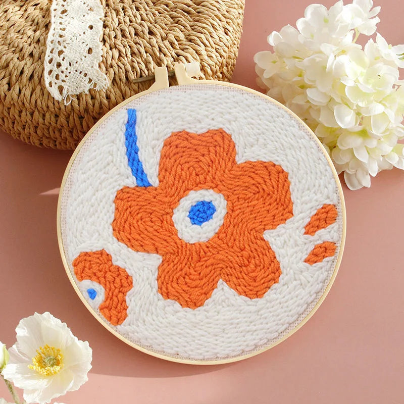 Sunflower Punch Needle Embroidery Kit