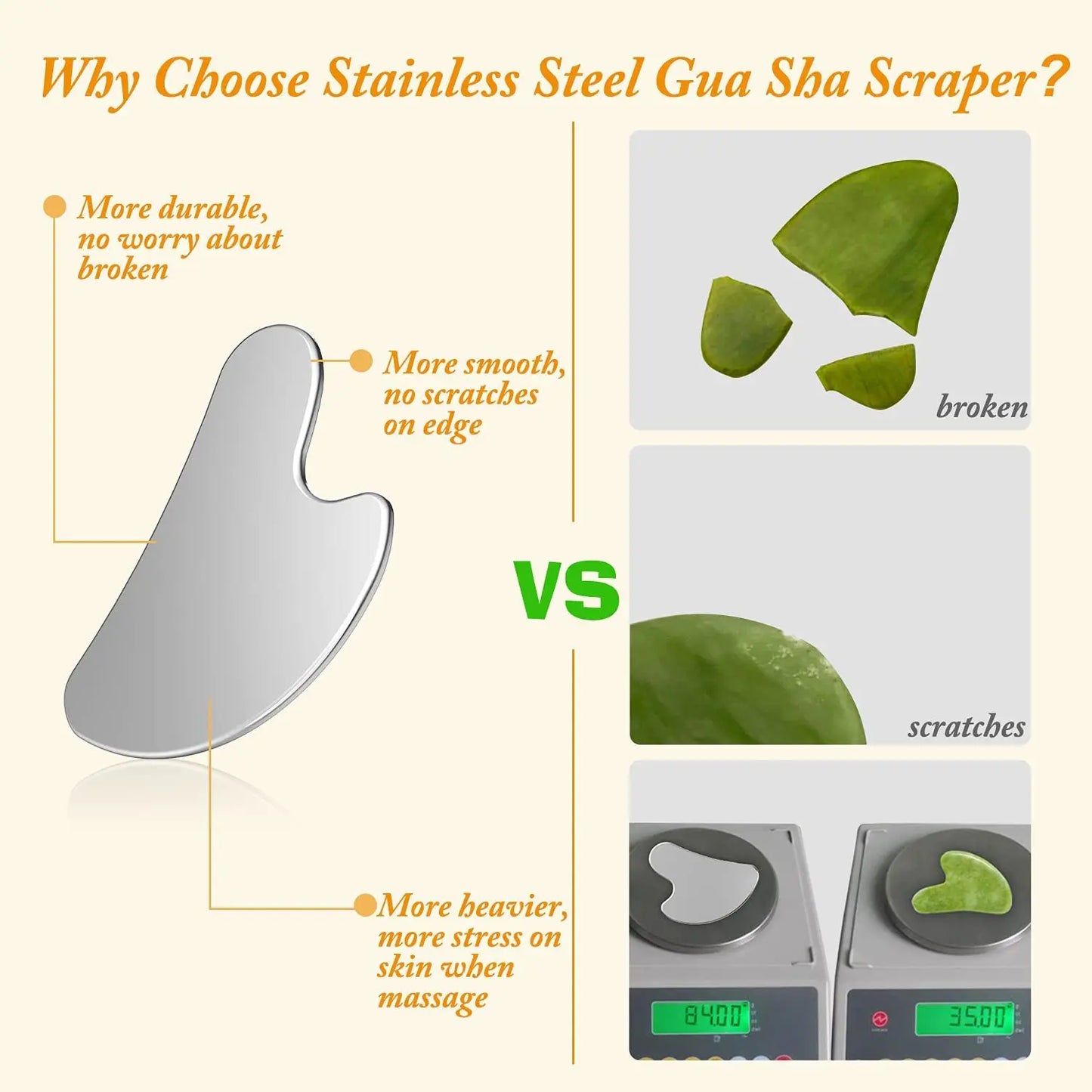 Stainless Steel Gua Sha Massager