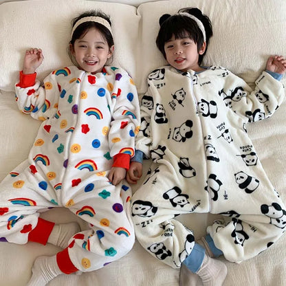 Cartoon Flannel Fleece Baby Sleepsack