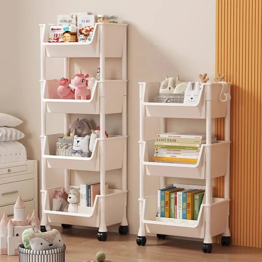 Multifunctional Mobile Storage Trolley