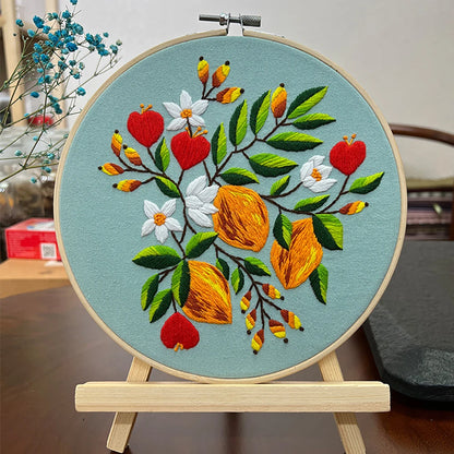 Floral DIY Embroidery Kit Set