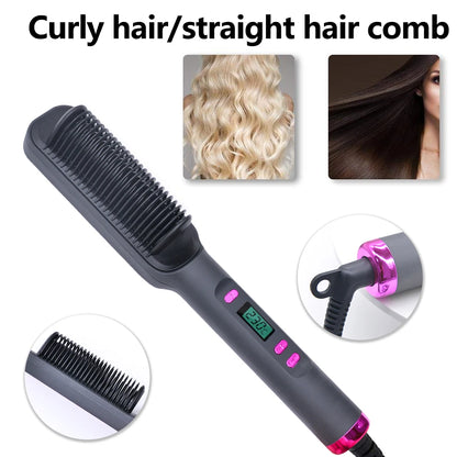 Multifunctional Electric Hair Straightener Comb