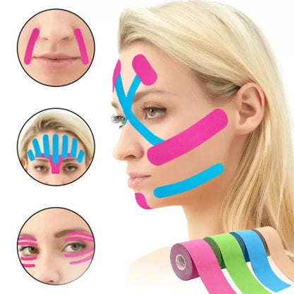 Face & Neck Kinesiology Tape