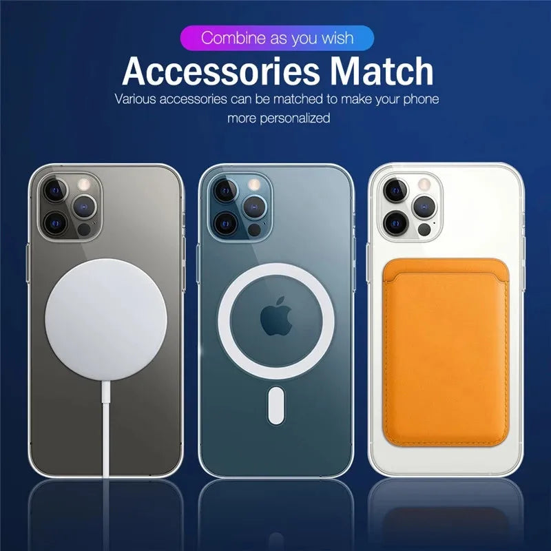 Magnetic Clear iPhone Case Magsafe