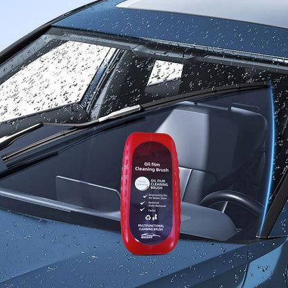 Powerful Car Windshield Cleaner Oil Film Remover Car Glass Glossy Car Window Glass Cleaner Removes Dirt Car Cleaning Brush