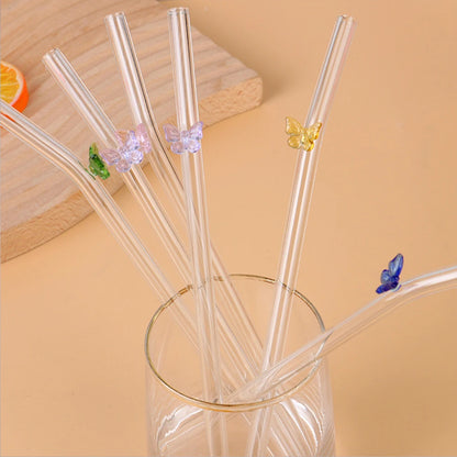 Eco-Friendly Glass Reusable Straws