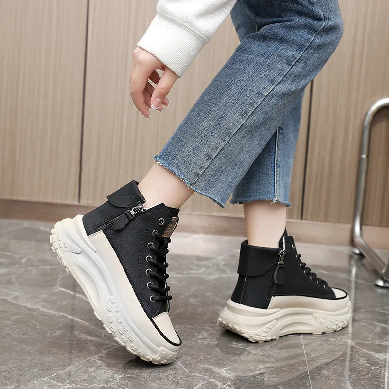 Luxury High-Top Women's Sneakers