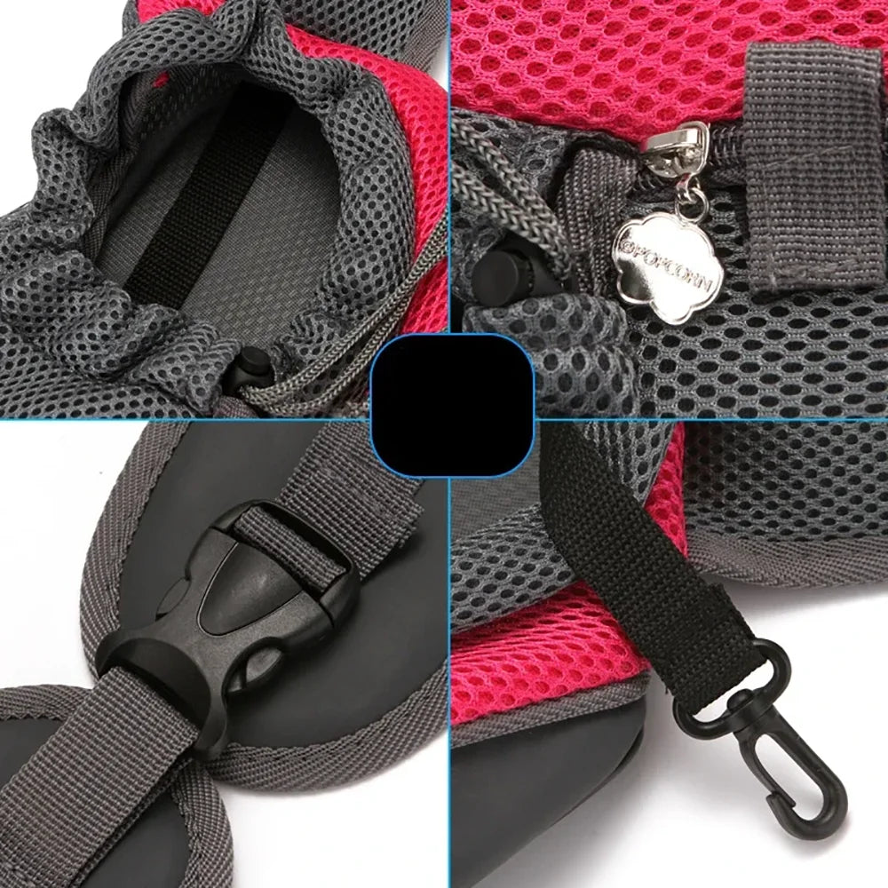 Portable Mesh Pet Carrier Bag