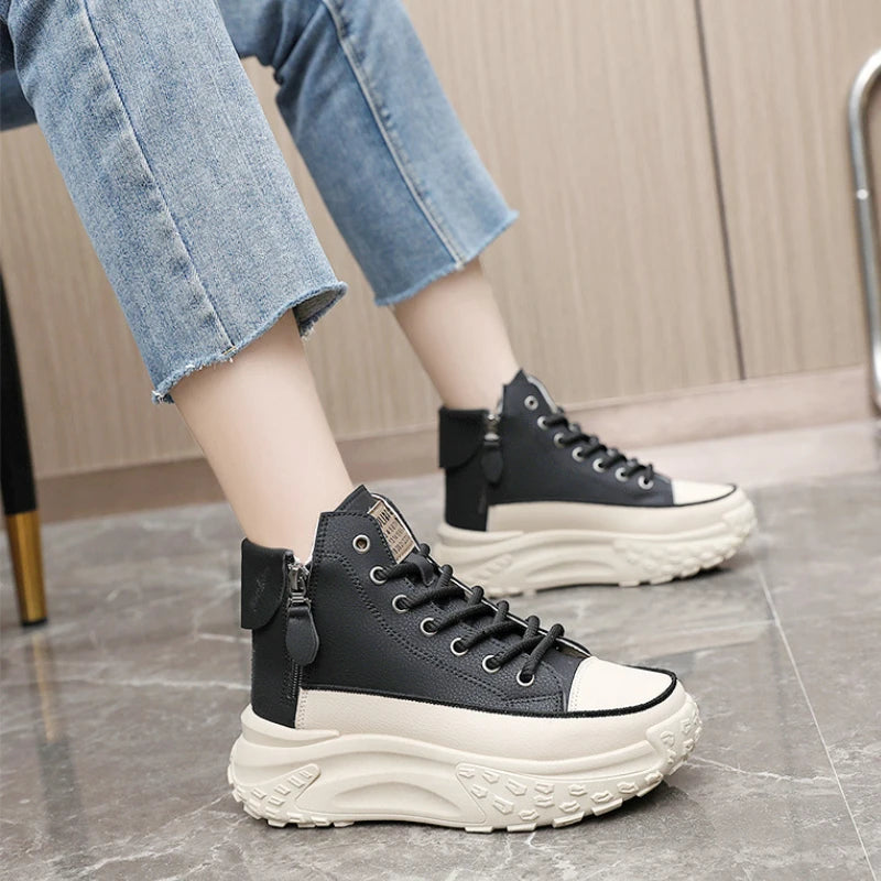 Luxury High-Top Women's Sneakers