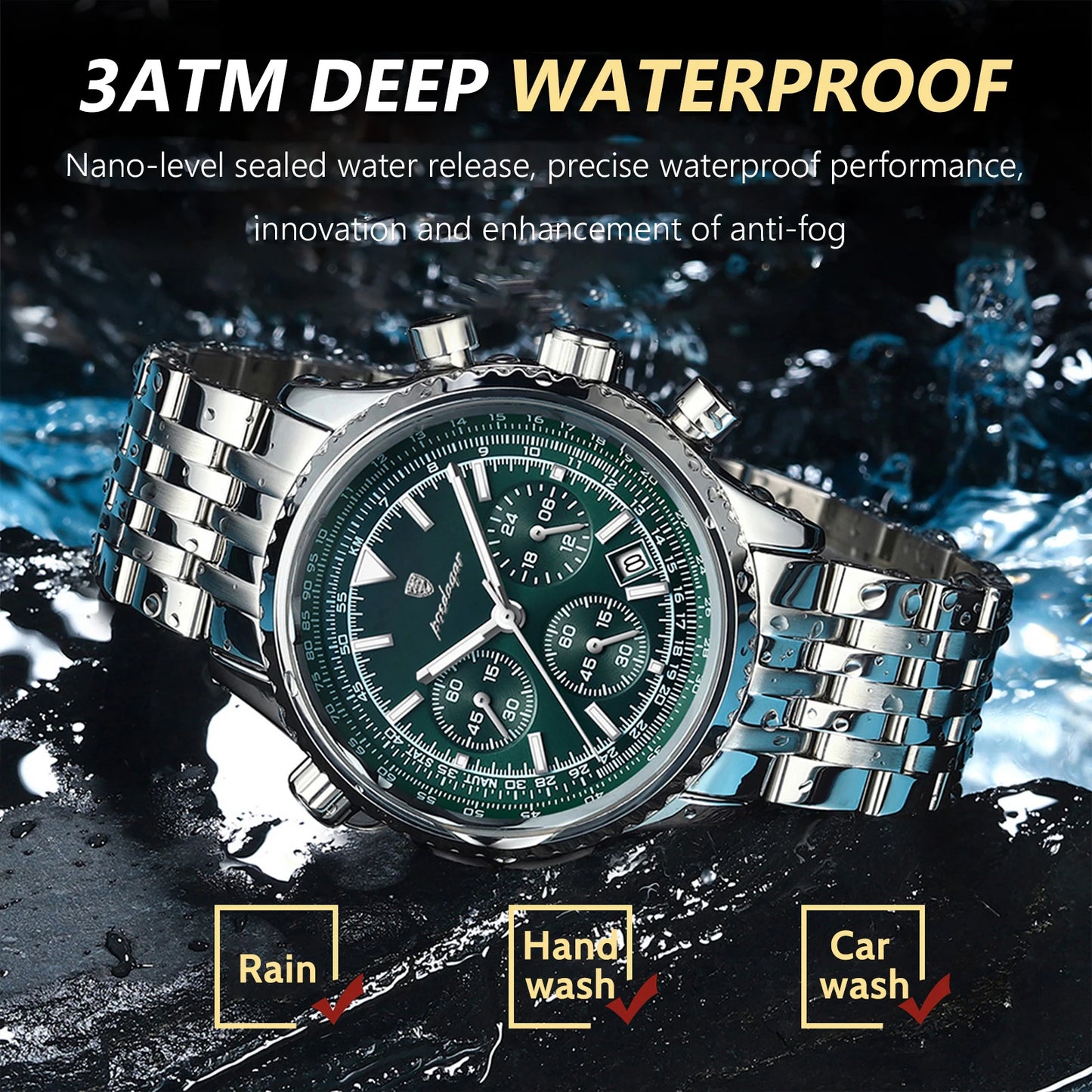 Luxury Waterproof Military Quartz Watch